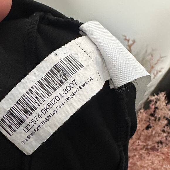 QUINCE Ultra-Stretch Ponte Straight Leg Pants Black Sz XL {FF24} - Picture 8 of 8